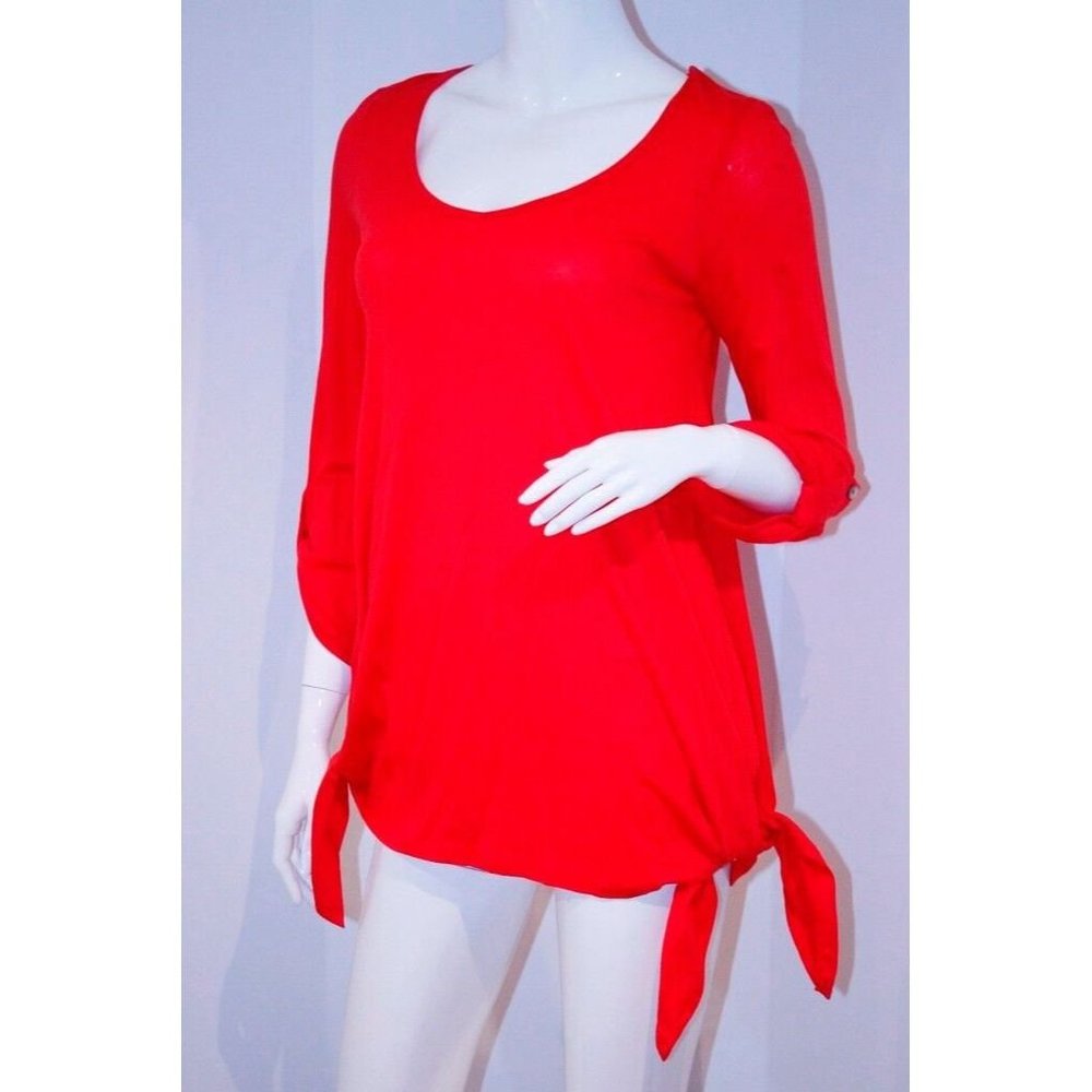 KENNETH COLE New York GOLDEN Lux METRO Vermillon Top